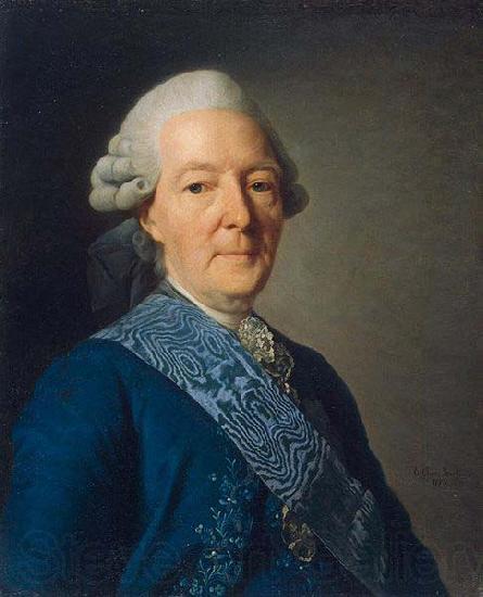 Alexander Roslin Portrait of Ivan Ivanovich Betskoi (1704-1795) Norge oil painting art